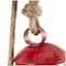 29" Metal Decorative Bell Cluster with Jute Hanging Rope